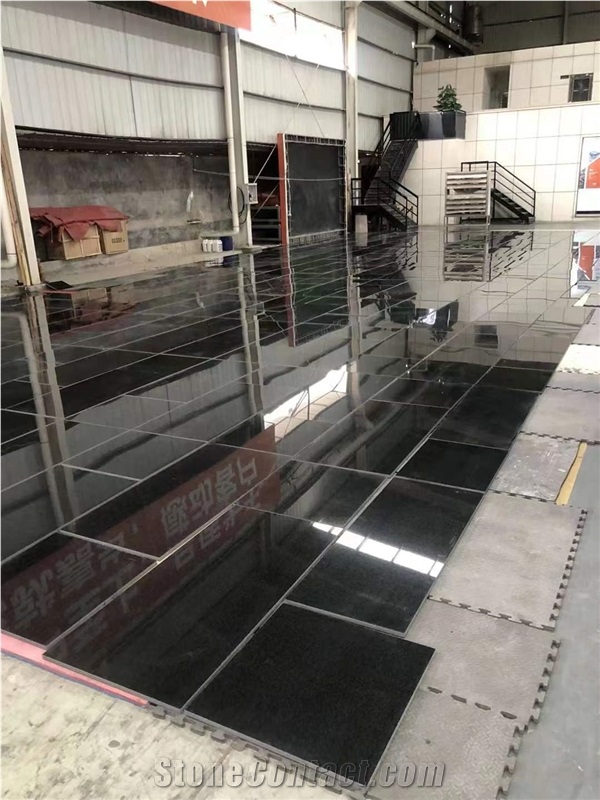 Finland Black Granite Tiles For Flooring
