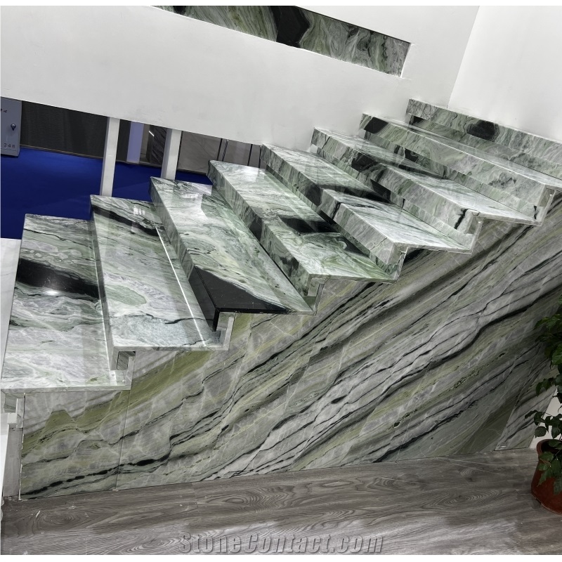 Green Jade Marble Stone Interior Furniture