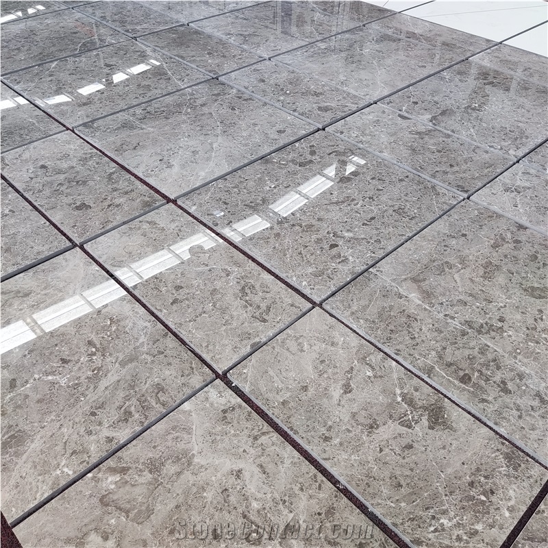 Khaki Gray Marble Floor Tile