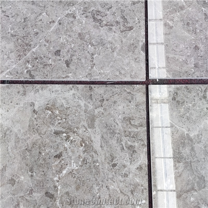 Khaki Gray Marble Floor Tile
