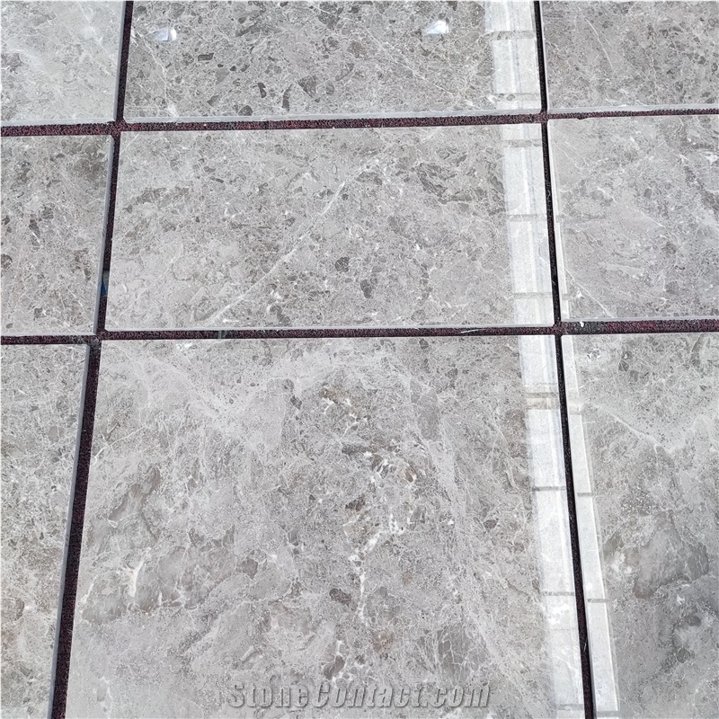 Khaki Gray Marble Floor Tile