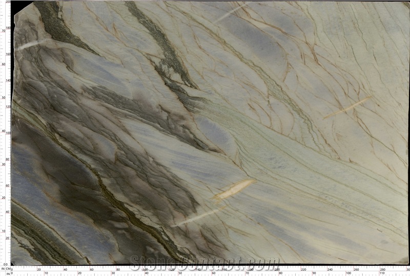 Admiral Blue Quartzite Slab