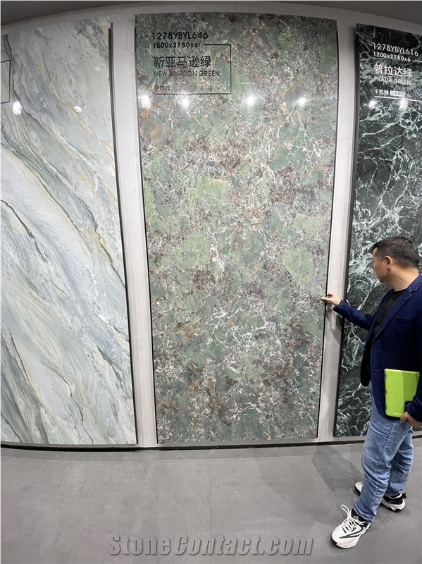 Amazon Green Sintered Stone Slab
