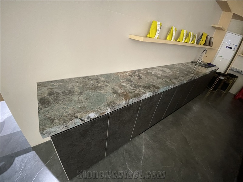 Amazon Green Sintered Stone Finished Product