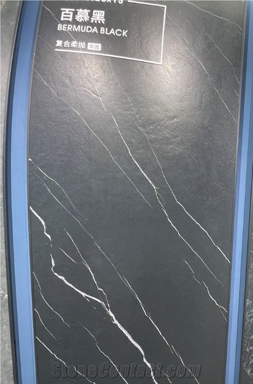 Bermuda Black Sintered Stone Slab