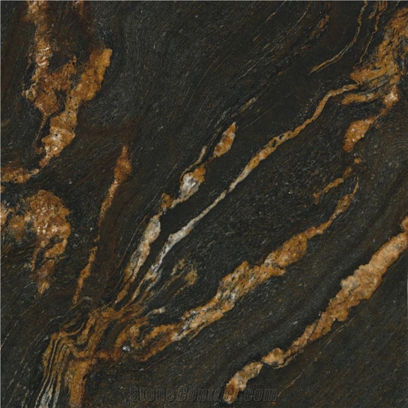 Black Fusion Granite Tile