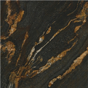 Black Fusion Granite Tile