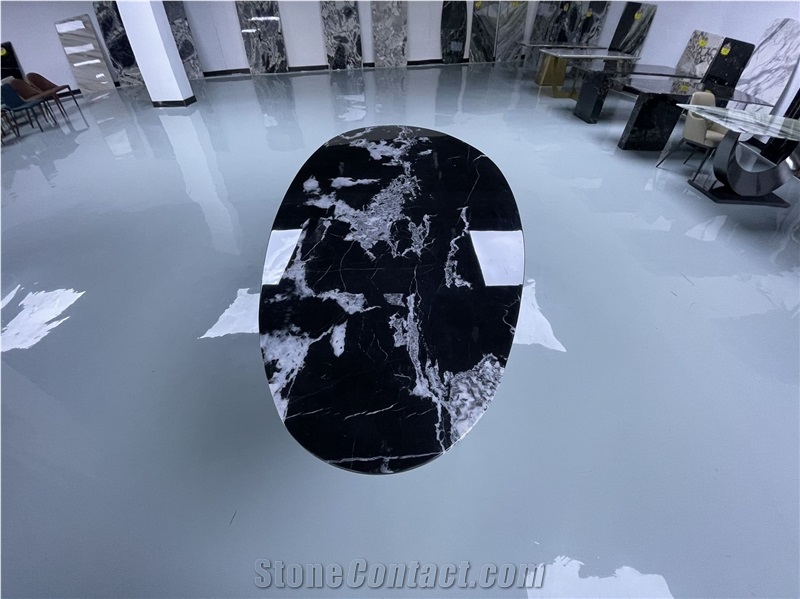 Black White Marble Finished Product