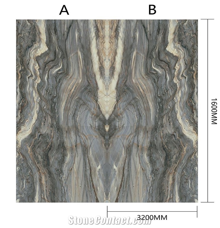 Blue Louise Sintered Stone Slab