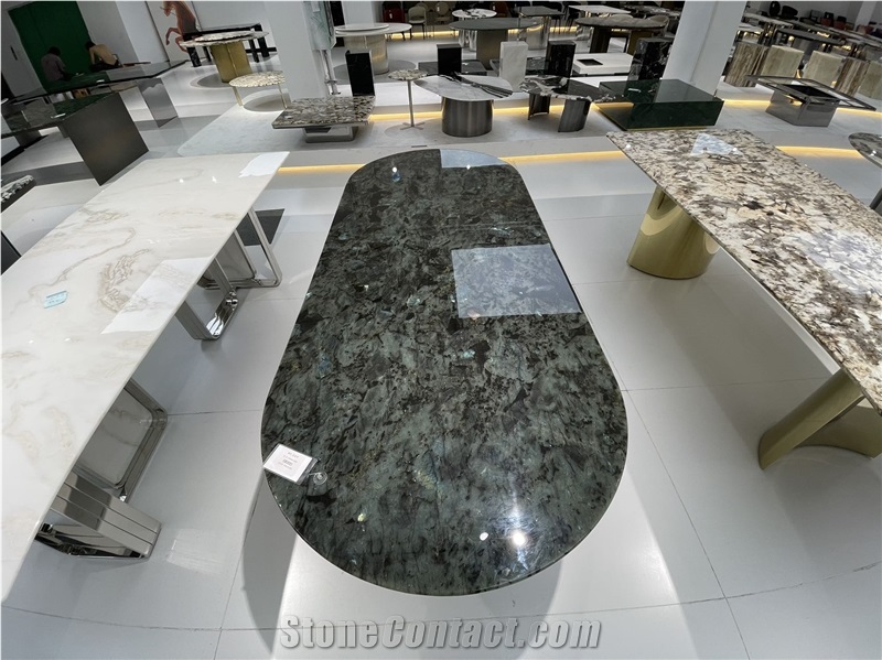 Lemurian Blue Granite Finished Product