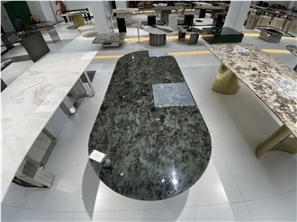 Lemurian Blue Granite Finished Product
