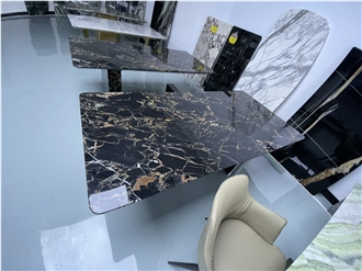 Portoro Nero Giallo Marble Finished Product