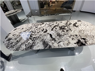 Snow Fall Granite Finished Product
