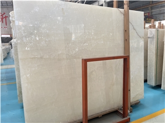 Crystal White Quartzite Slab Wall And Floor Tiles