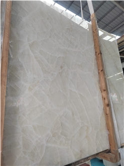 Crystal White Quartzite Slab Wall And Floor Tiles