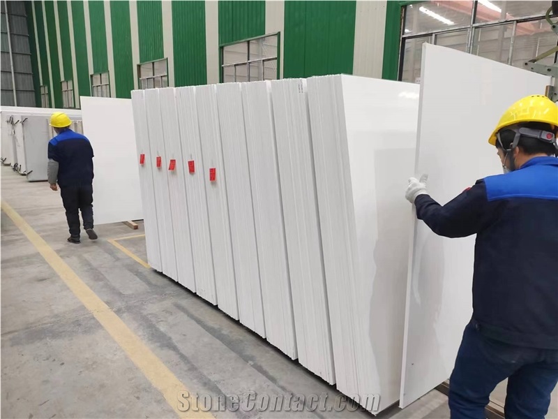 Pure White Quartz Engineered Stone