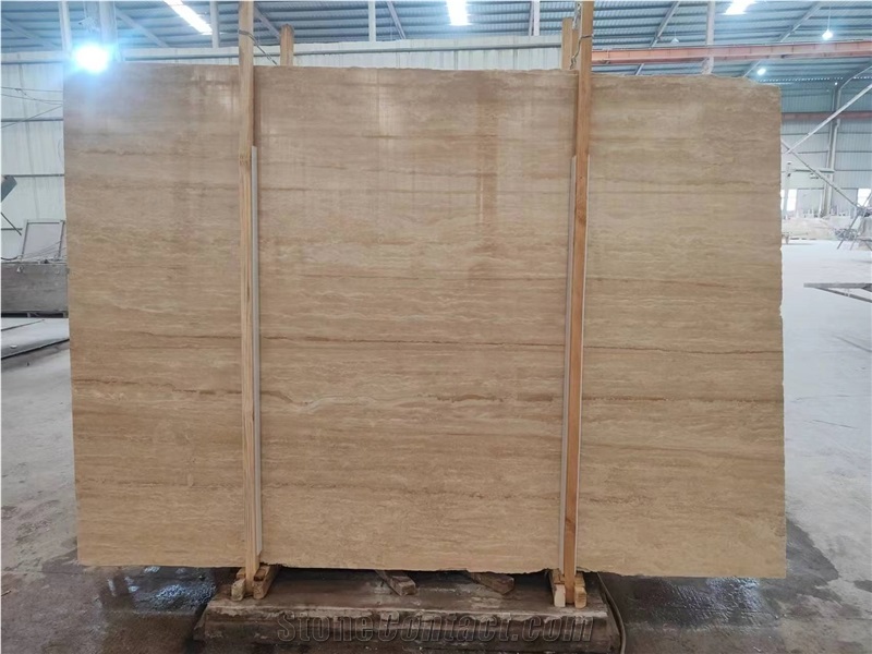 Cream Travertine Slabs