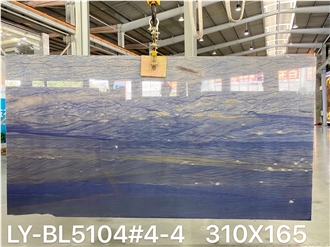 Polished Azul Macaubas Blue Quartzite Slabs