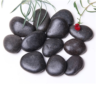 Black  Mexican Beach Polished Landscaping  Pebbles Stone