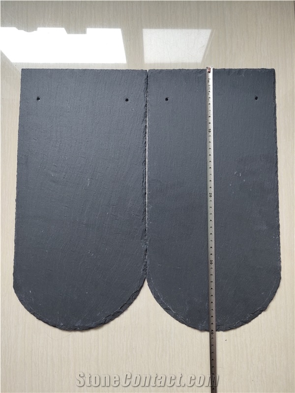 High Quality Natural Black Slate Tiles For Stone Roofing