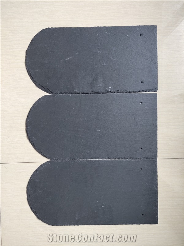 High Quality Natural Black Slate Tiles For Stone Roofing