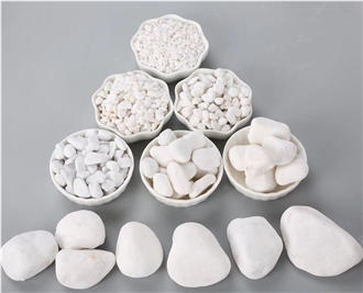 Top Quality White Pebble Stone For Garden Landscape Decor