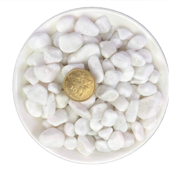 Wholesale Snow White Pebble Garden Pebble Stone