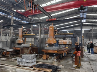 Curbstone Stone Cutting Machine Line DFLSX1200-13S