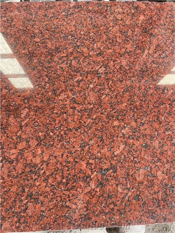 Indian New Imperial Red Granite  Slabs Tile