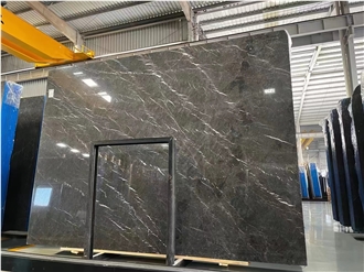 Wyndham Gray Marble Polished Slabs Pattern