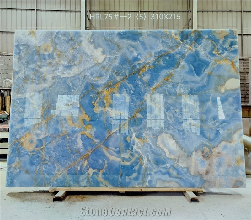 Blue Onyx Polished Slabs