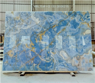 Blue Onyx Polished Slabs