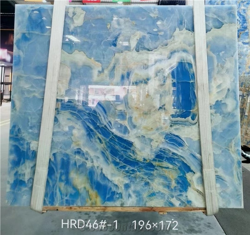 Blue Onyx Polished Slabs