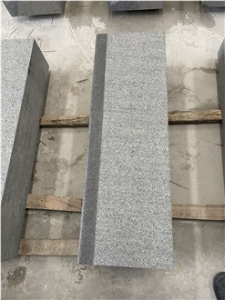 Customized China Grey Granite 654 With Zimbabwe Black Exterior Steps