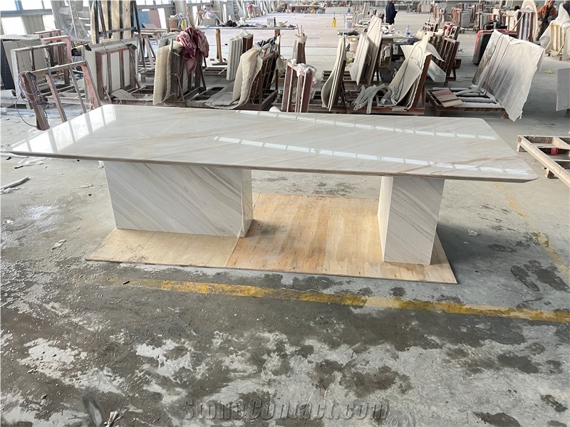 Italy Palissandro Classico Marble Dining Table