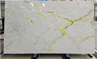 Luminous Marble Slab Floor Tile
