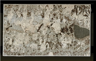 Natural Snow Mountain White Slab Granite Decor Stones Tiles