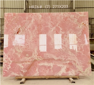 Pink Onyx Polished Slabs