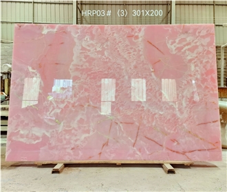 Pink Onyx Polished Slabs