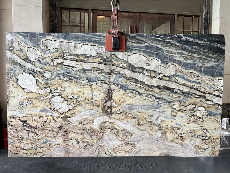 Twilight Green Marble Dedalus Marble Slab Tiles