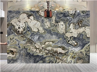 Twilight Green Marble Dedalus Marble Slab Tiles