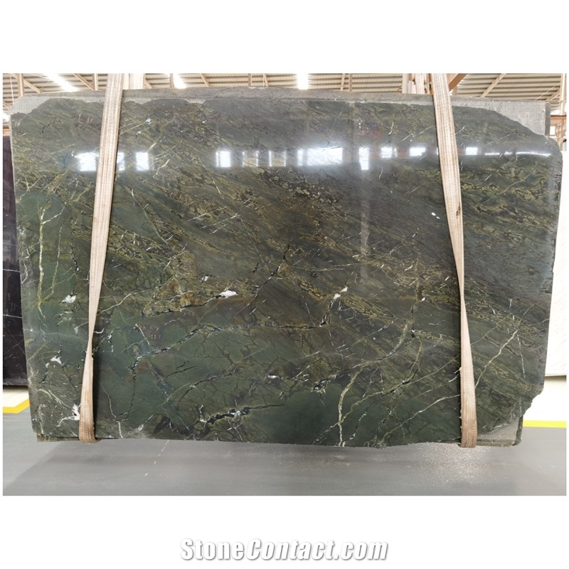 Verde Borgogna Marble Slabs