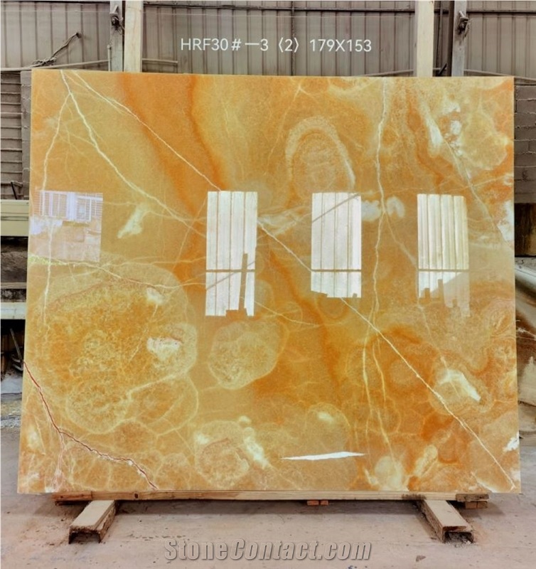 Yellow Honey Onyx Slabs