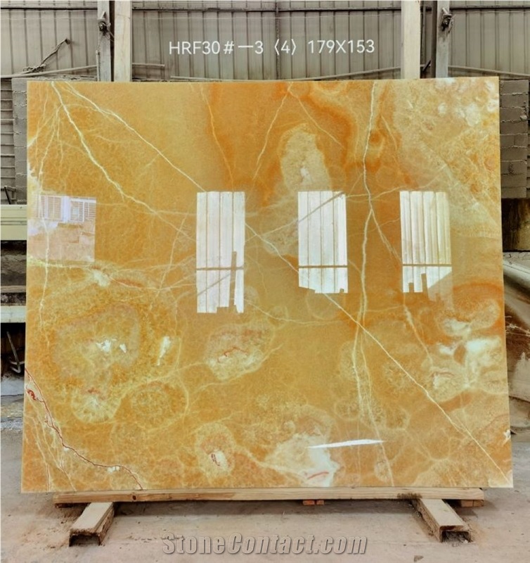 Yellow Honey Onyx Slabs
