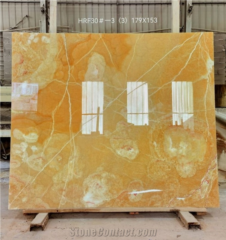 Yellow Honey Onyx Slabs