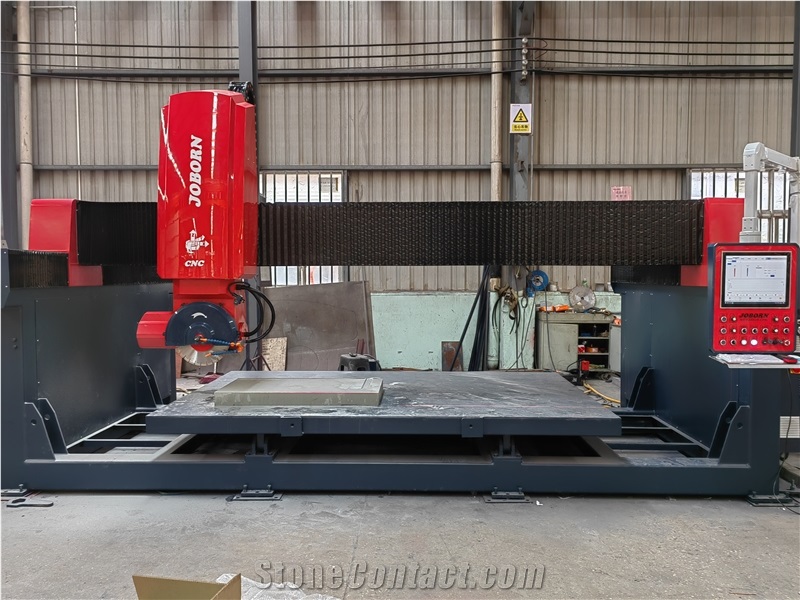 CNC 5 Axis Stone Cutting And Milling Machine Bridge Saw For Marble