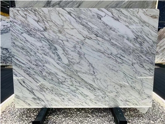 Bianco Ondulare Marble Slabs