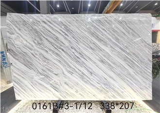 Bianco Ondulare Marble Slabs