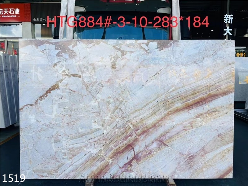 Breccia Oniciata Pink Marble Slabs Rossa Oniciata Big Slab Wall Use