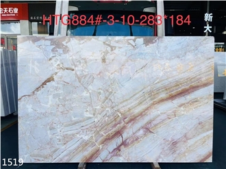 Breccia Oniciata Pink Marble Slabs Rossa Oniciata Big Slab Wall Use